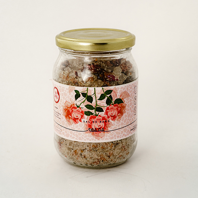 Sal de Baño de Rosas (200 gr)